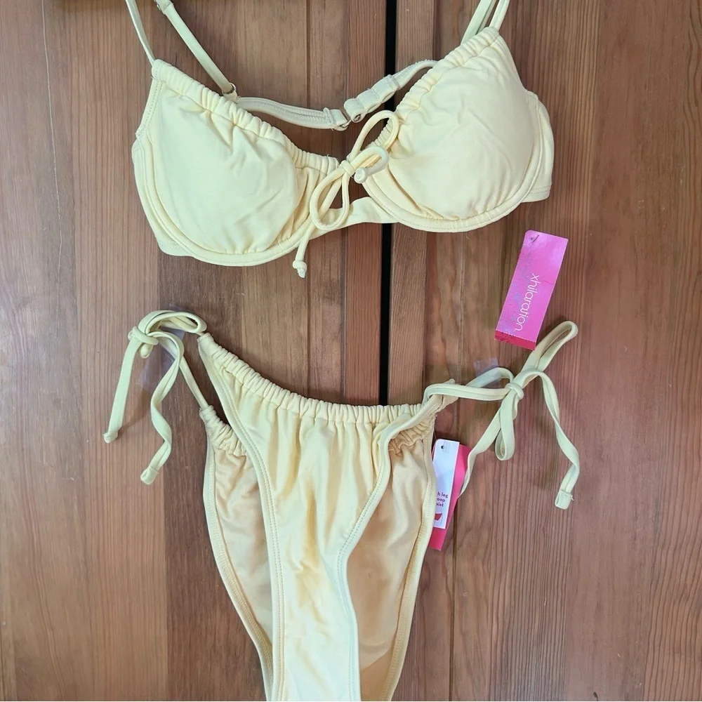 NWT yellow bikini